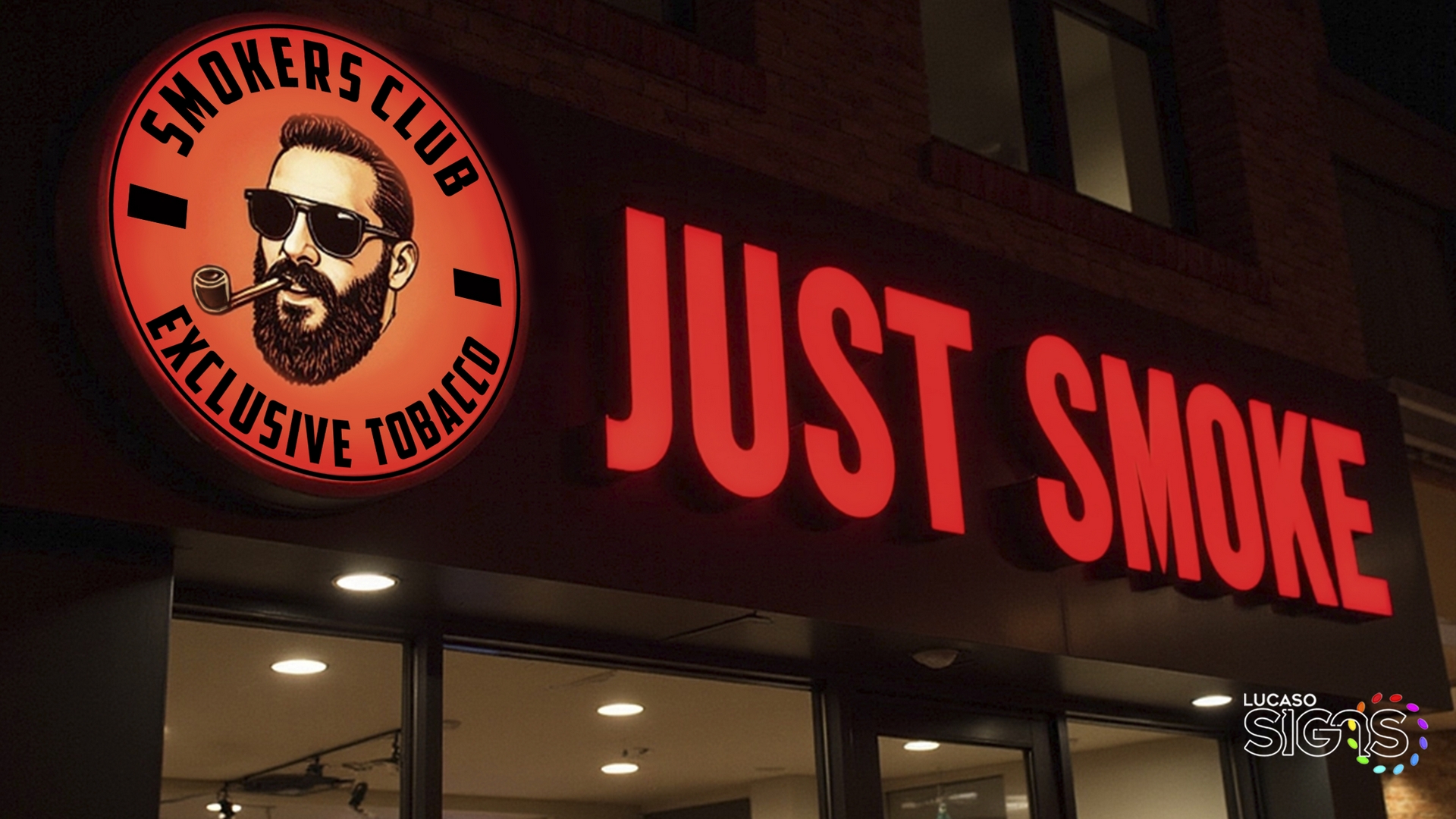 Smoke shop custom by lucaso signs