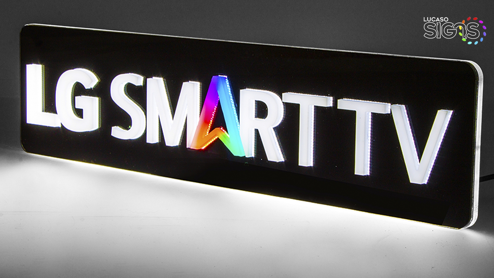 LG corporate logo for retail store by Lucaso Signs