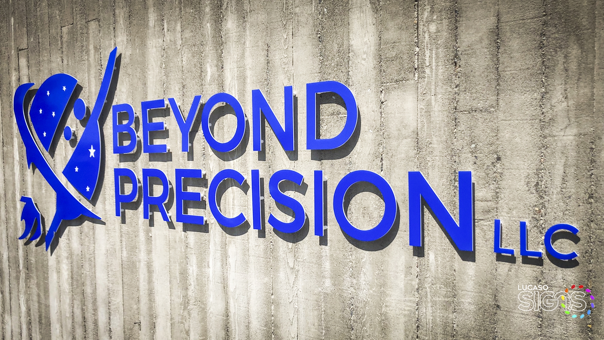 Signs for industrial building no electrical  by lucaso signs