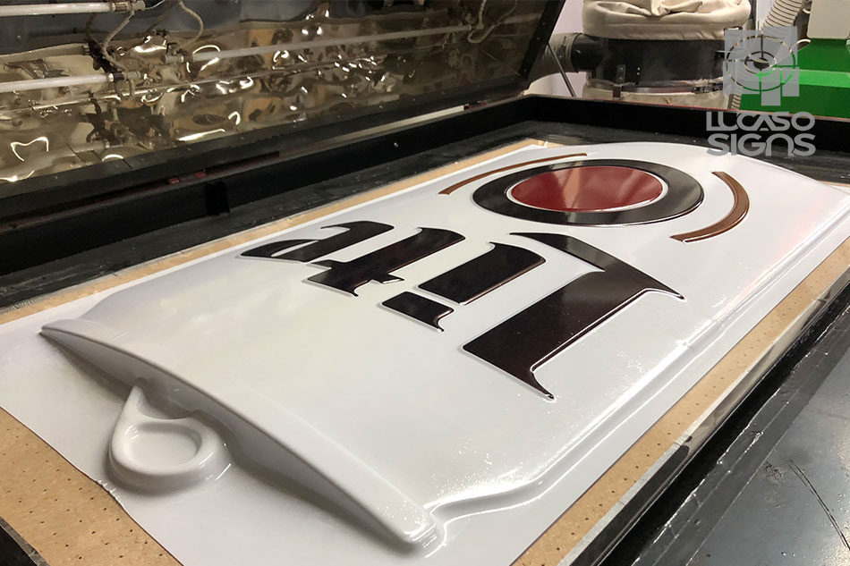 Lite can thermoformed acrylic sign by lucaso signs