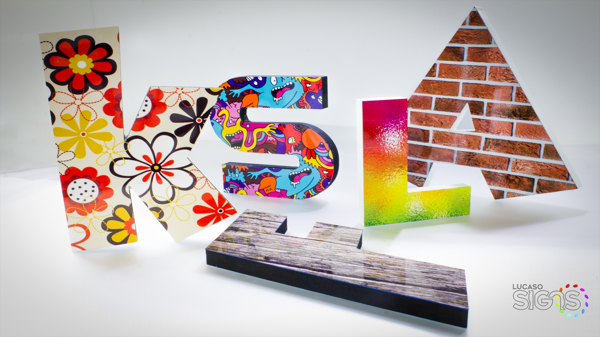 Various-foam-letters-and-Faces-by-lucaso-signs