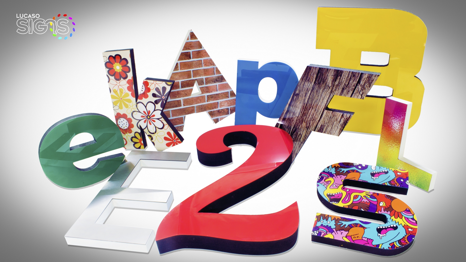 Various-foam-letters-by-lucaso-signs
