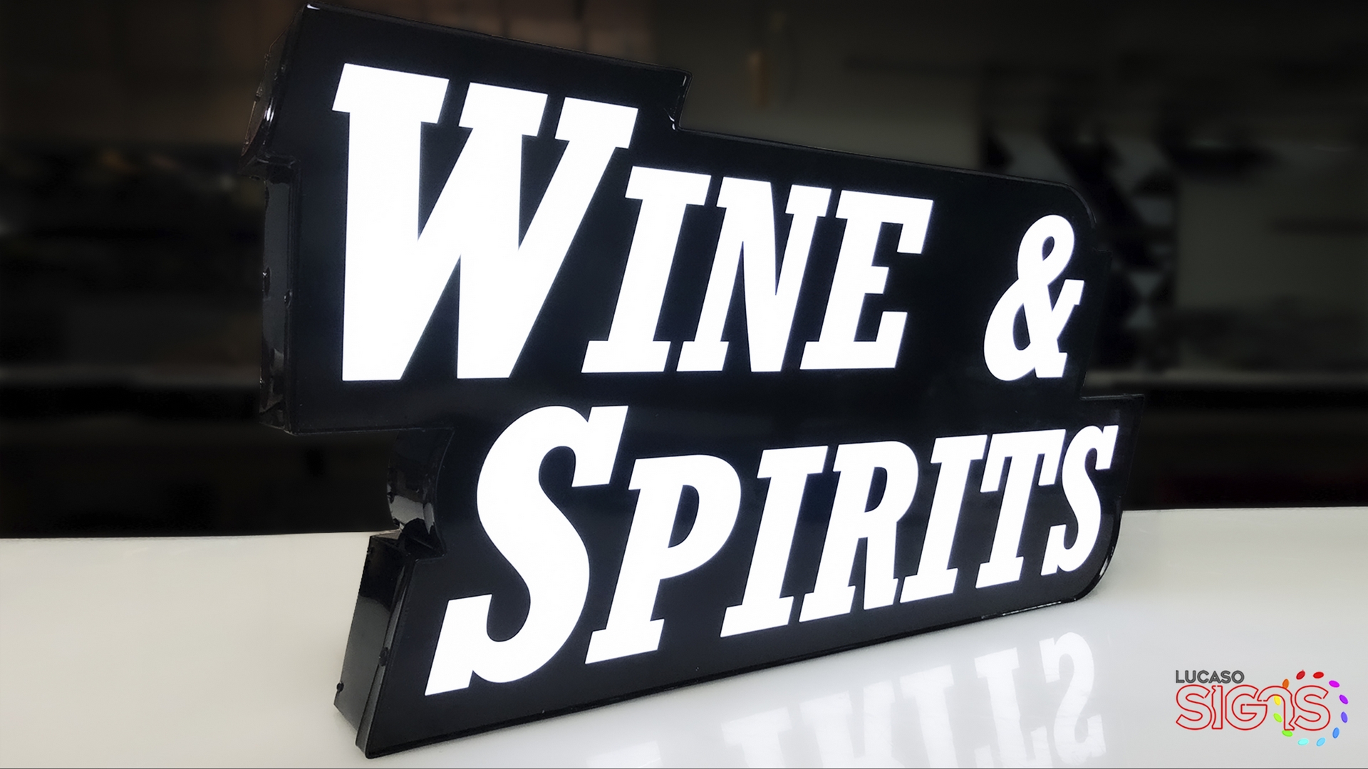 Cloud sign for Liquor Store by lucaso signs