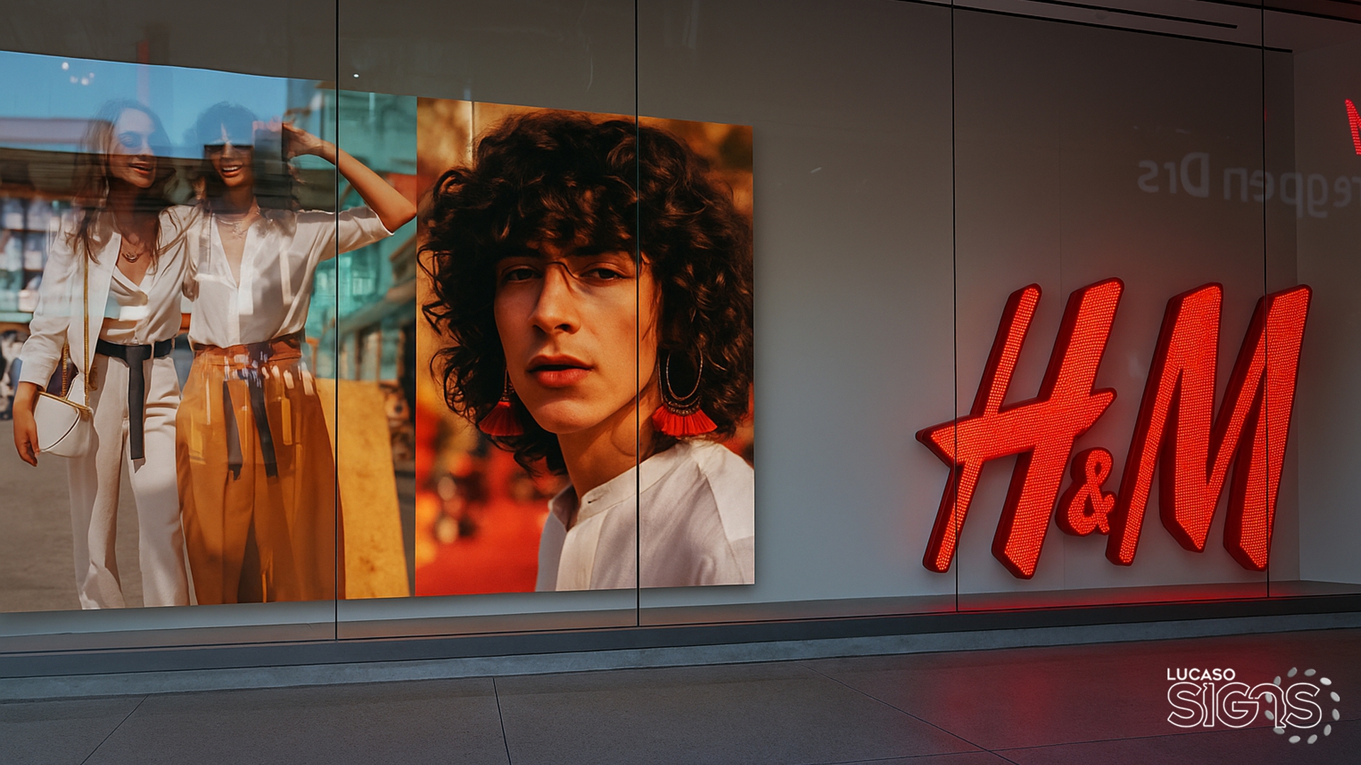 Custom Channel Letters Business Signs double light front and halo system by Lucaso Signs